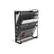 TRU RED™ 5-Pocket Metal Mesh Mountable Wall File, Black (TR57582-CC)