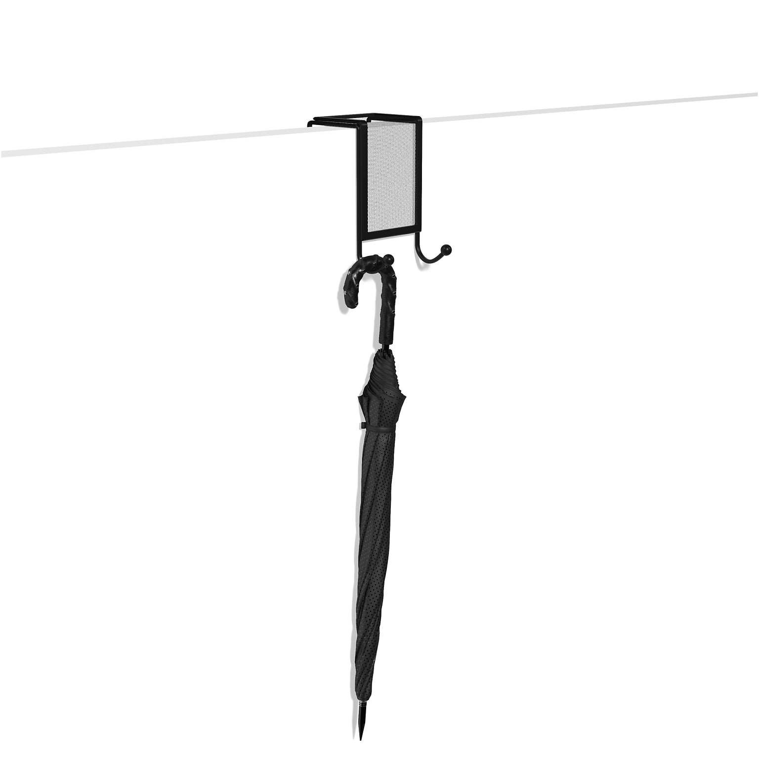 TRU RED™ Over-Panel Hook, Black, Mesh (TR57529-CC)