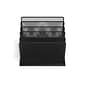 TRU RED™ 5-Compartment Metal Mesh File Organizer,  Matte Black (TR57554)