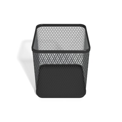 TRU RED™ Stackable Wire Mesh Pen Holder, Matte Black (TR57575-CC)