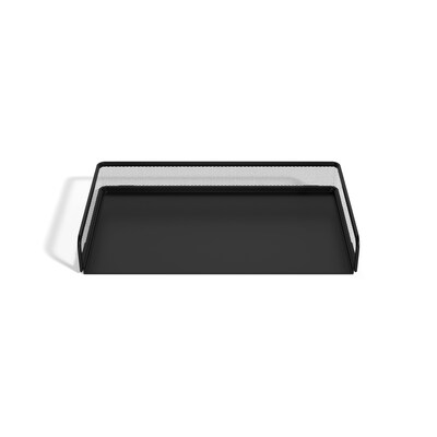 TRU RED™ Side Load Stackable Metal Letter Tray, Legal size, Matte Black (TR57564)