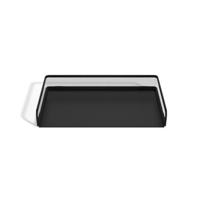 TRU RED™ Side Load Stackable Metal Letter Tray, Matte Black (TR57564)