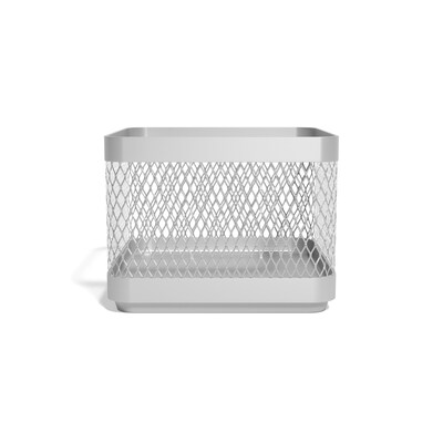 TRU RED™ Stackable Wire Mesh Accessory Holder, Silver (TR57572)