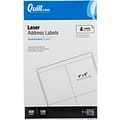 Quill Brand® Laser Address Labels, 4 x 6, White, 400 Labels (710776)