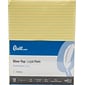 Quill Brand® Glue-Top Legal Pad, 8-1/2" x 11",  Wide Ruled, Canary Yellow, 50 Sheets/Pad, 12 Pads/Pack (RP811C)