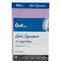 Quill Brand® Gold Signature Premium Series Legal Pad, 5 x 8, Legal Ruled, Orchid, 50 Sheets/Pad, 12 Pads/Pack (742296)