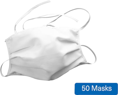 Core Non-Medical Reusable Mask, White, 50/PK (PRO966)