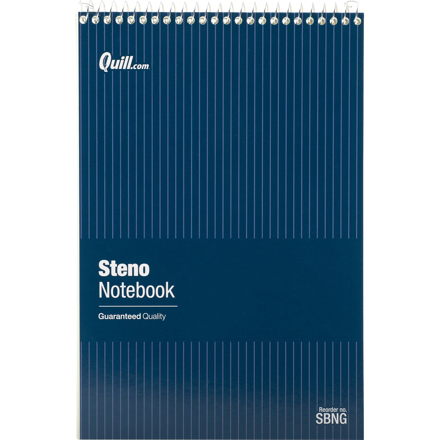 Quill Brand® Steno Pads, 6 x 9, Gregg Ruled, Green, 80 Sheets/Pad, 12 Pads/Pack (SBNG)