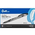 Quill Brand® Rollerball Pens, Fine Point, Black, Dozen (32127-QL)