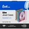 Quill Brand® Slim Jewel Cases for Discs, Assorted,  100/BX (11072-CC)