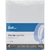 Quill Brand Notepad, 8.5 x 11, Wide Ruled, White, 50 Sheets/Pad, 12 Pads (RP811W)