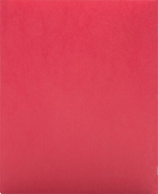 Quill Brand® 2-Pocket Folders With Fasteners Red, 25/Box (712858)