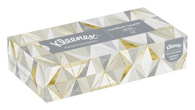 Kleenex Facial Tissue, 2-ply, 125 Tissues/Box (21606)