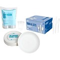 Perk Economy Assorted Plates, Cups, & Cutlery