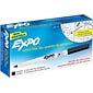 Expo Dry Erase Markers, Ultra Fine Tip, Black, 12/Pack (1871131)