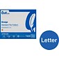 Quill Brand® File Folders, Assorted Tabs, 1/3-Cut, Letter Size, Orange, 100/Box (740913OE)