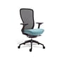 Union & Scale™ Workplace2.0™ Ayalon Mesh Back Fabric Task Chair, Black/Teal (UN59410)