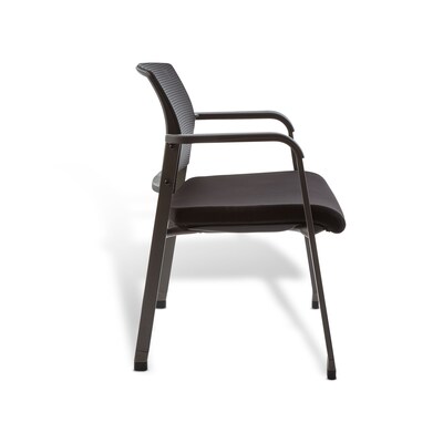 Union & Scale™ Prestige Esler Fabric Guest Chair, Black (UN28355-CC)