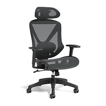Union & Scale™ FlexFit™ Dexley Mesh Task Chair, Black (UN56946)
