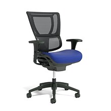 Union & Scale FlexFit™ 1500TF Mesh Back Fabric Task Chair, Blue/Black (UN59413)