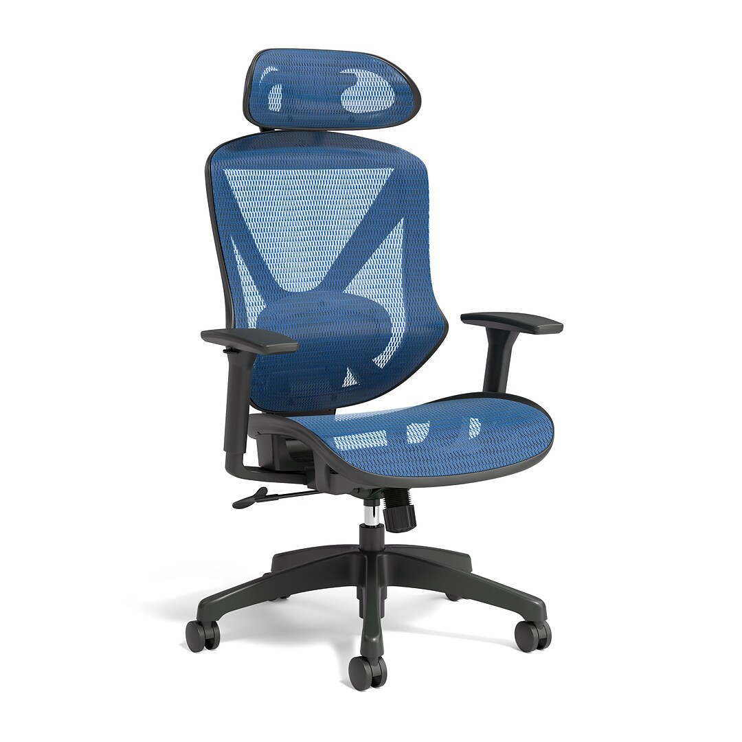 union  scale™ flexfit dexley mesh task chair blue un59375