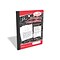 Staples® Composition Notebook, 7.5 x 9.75, Primary Ruled, 100/Sheets, Red/Black Marble (42079)