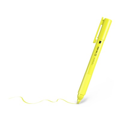 TRU RED™ Pocket Highlighter with Grip, Chisel Tip, Assorted, 5/Pack (TR54584)