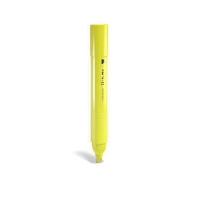 TRU RED™ Tank Highlighter with Grip, Chisel Tip, Yellow, 5/Pack (TR54577)