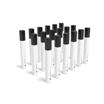 TRU RED™ Tank Dry Erase Markers, Chisel Tip, Black, 36/Pack (TR54569)