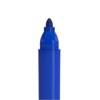 TRU RED™ Permanent Marker, Fine Tip, Blue, 12/Pack (TR54536)
