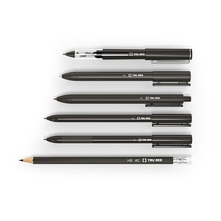 Gel Pens | Fine Point (0.5mm) Black Pens, 24 Count Ink Pens