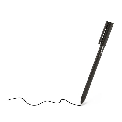 TRU RED™ Ballpoint Gripped Pens, Medium Point, 1.0mm, Black, Dozen (TR52864-CC)