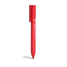 TRU RED™ Pen Permanent Markers, Fine Tip, Red, 12/Pack (TR54539)