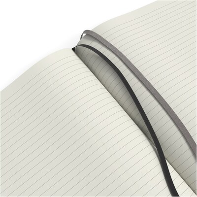 TRU RED™ Large Flexible Cover Ruled Journal, Black (TR54774)