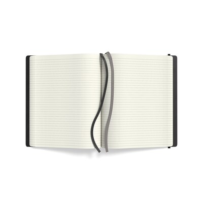TRU RED™ Large Flexible Cover Ruled Journal, Black (TR54774)