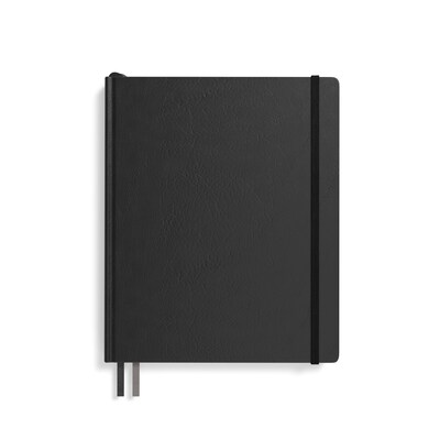 TRU RED™ Large Flexible Cover Ruled Journal, Black (TR54774)