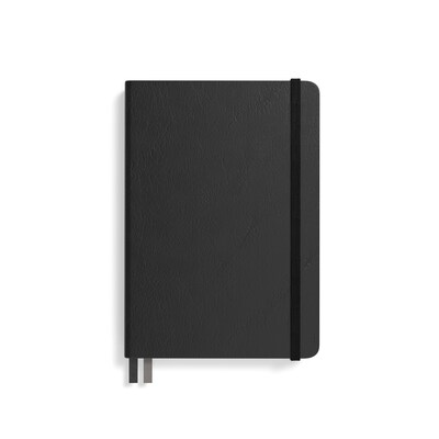 TRU RED™ Medium Flexible Cover Graph Journal, Black (TR54778)