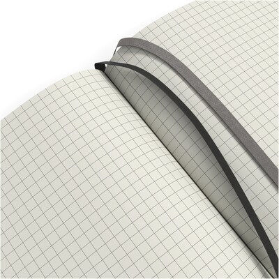 TRU RED™ Medium Flexible Cover Graph Journal, Black (TR54778)