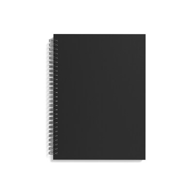 TRU RED™ Medium Soft Cover Ruled Notebook, Black (TR54987)