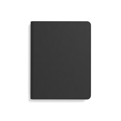 TRU RED™ Medium Folio Soft Cover Ruled Notebook, Black (TR54993)