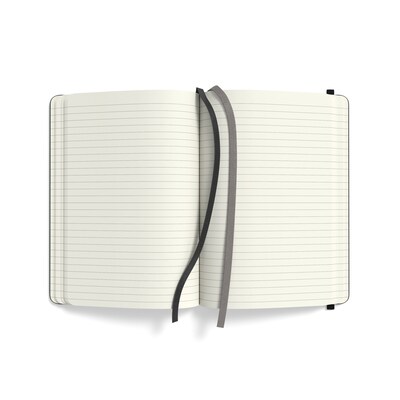 TRU RED™ Medium Flexible Cover Ruled Journal, Black (TR54777)