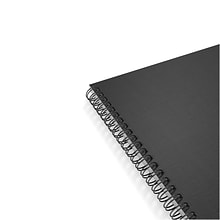 TRU RED™ Large Soft Cover Ruled Notebook, Black (TR54984)
