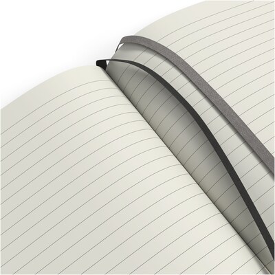 TRU RED™ Medium Flexible Cover Ruled Journal, Black (TR54777)