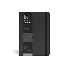 TRU RED™ Medium Flexible Cover Dotted Journal, 5 1/2 x 8, Black (TR54779)