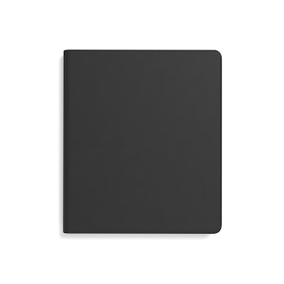 TRU RED™ Large Folio Soft Cover Ruled Notebook, Black (TR54992)
