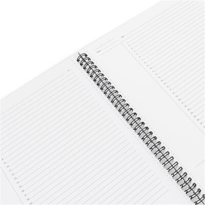 TRU RED™ Large Soft Cover Project Planner Notebook, Black (TR54986)