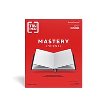 TRU RED™ Large Mastery with Pocket Journal, Black/Red (TR58436-CC)