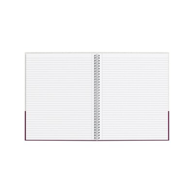 TRU RED™ Large Hard Cover Ruled Notebook, Gray/Purple (TR55739)