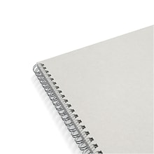 TRU RED™ Large Hard Cover Ruled Notebook, Gray/Purple (TR55739)