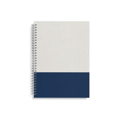 TRU RED™ Medium Hard Cover Ruled Notebook, Gray/Blue (TR55740)